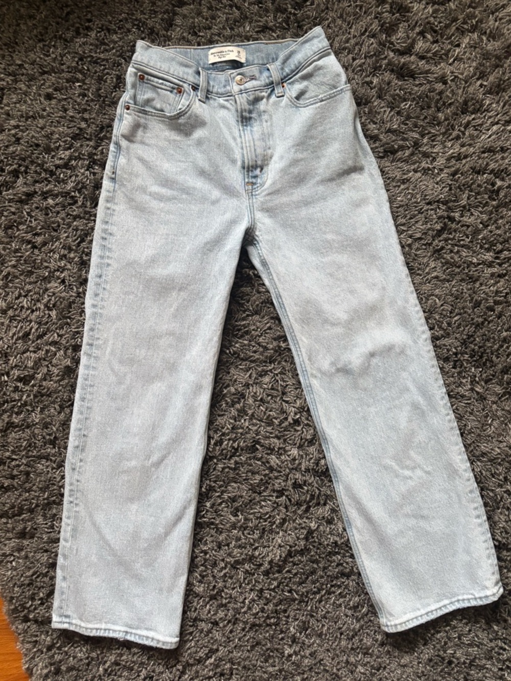 Abercrombie & Fitch 90s Relaxed High Rise Jeans size 2 Extra Short / 26 xshort